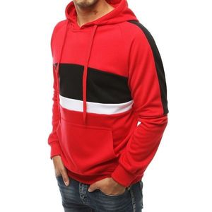 Red men's hoodie BX4573 vyobraziť