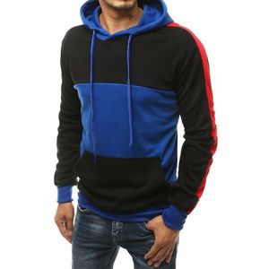 Men's blue hoodie BX4575 vyobraziť