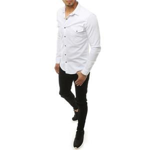 White men's long sleeve shirt DX1934 vyobraziť