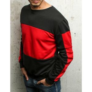 Black men's sweatshirt without hood BX4661 vyobraziť