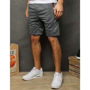 Men's short sweat shorts light gray SX2004 vyobraziť