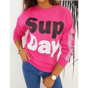 Women's sweatshirt SUP DAY pink BY0496 vyobraziť