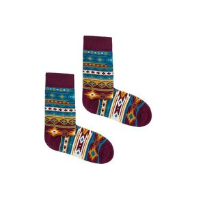 Kabak Unisex's Socks Warm Aztec/Green vyobraziť