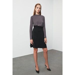 Trendyol Black Upright Collar Dress vyobraziť