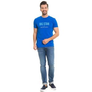 Big Star Man's Shortsleeve T-shirt 150045 Navy Blue-456 vyobraziť
