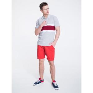 Big Star Man's Shortsleeve Polo T-shirt 154565 Burgundy-604 vyobraziť