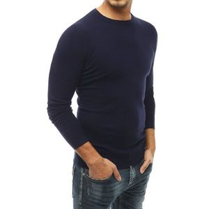 Men's navy blue sweater WX1508 vyobraziť