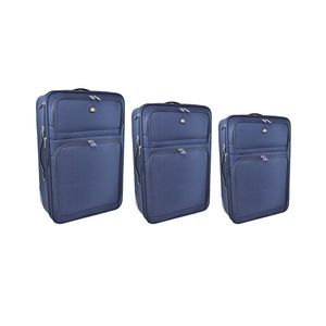 Semiline Unisex's Suitcase Set T5460-7 Navy Blue 20"24"28" vyobraziť