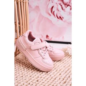 Children's Sport Shoes With Velcro Pink Airy vyobraziť