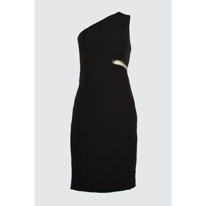 Trendyol Black Accessory Detailed Dress vyobraziť