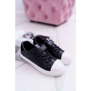 Children's Sneakers With Velcro Big Star DD374108 Black vyobraziť