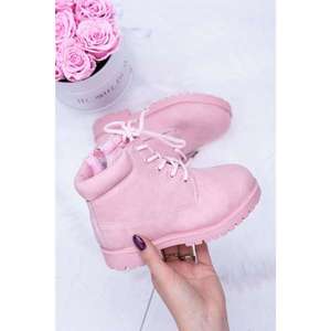 Powder Pink Warm Children's Trapers Boots Dexter vyobraziť