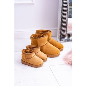 Children's Insulated Snow Boots Khaki Gooby vyobraziť