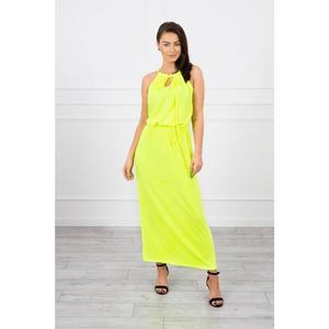 Boho dress with fly yellow neon vyobraziť