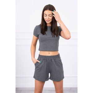 Cotton set with shorts graphite vyobraziť