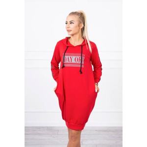 Dress with reflective print red vyobraziť
