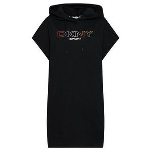 DKNY Sport Úpletové šaty DP1D4455 Čierna Regular Fit vyobraziť