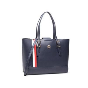 Tommy Hilfiger Kabelka Honey Med Tote Corp AW0AW09920 Tmavomodrá vyobraziť