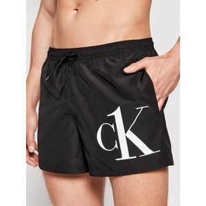 Calvin Klein Swimwear Plavecké šortky Drawstring KM0KM00591 Čierna Regular Fit vyobraziť