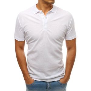 Biele pánske POLO tričko (px0176) vyobraziť