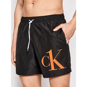 Calvin Klein Swimwear Plavecké šortky Medium Drawstring KM0KM00590 Čierna Regular Fit vyobraziť