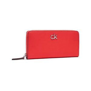 Calvin Klein Veľká dámska peňaženka Z/A Wallet Lg Wave Pu K60K608122 Červená vyobraziť