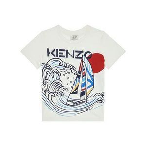 Kenzo Kids Tričko K25098 S Biela Regular Fit vyobraziť