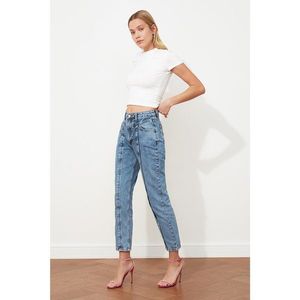 Trendyol High Waist Mom Jeans vyobraziť