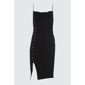 Trendyol Black Accessory Detailed Dress vyobraziť