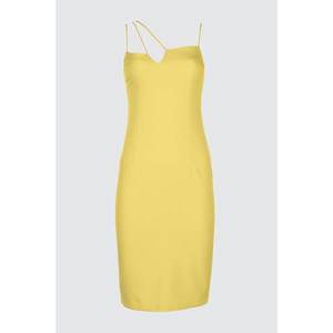 Trendyol Yellow Strap Detailed Dress vyobraziť