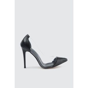 Trendyol Black Transparent Detailed Women's Classic Heels vyobraziť