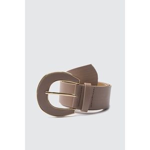 Trendyol Mink Leather Looking Buckle Belt vyobraziť