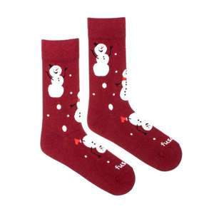 Vínové vzorované ponožky Fusakle Gulimen vyobraziť
