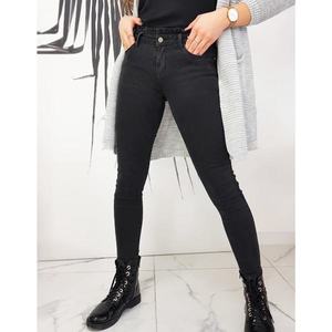 Women's skinny fit jeans VILIA black UY0677 vyobraziť
