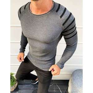 Men's slipped-over sweater anthracite WX1640 vyobraziť