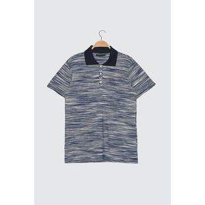 Trendyol Navy Blue Men's Slim Fit Short Sleeve Polo Neck T-shirt vyobraziť
