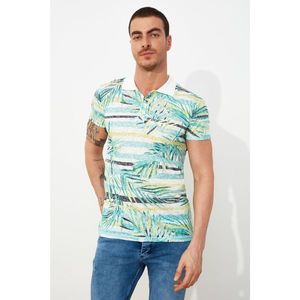 Trendyol Multicolored Men's Slim Fit Short Sleeve Polo Neck T-shirt vyobraziť