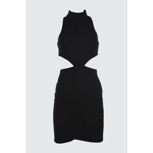 Trendyol Black Waist Detailing Dress vyobraziť