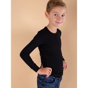 Black thermoactive blouse for a boy vyobraziť