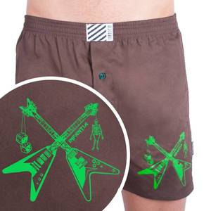 Men's shorts Infantia brown with print PTKG23 vyobraziť