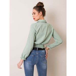 Women´s green blouse vyobraziť