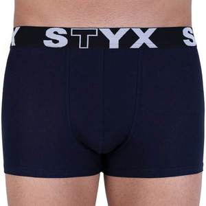Men's boxers Styx sports rubber dark blue (G963) vyobraziť