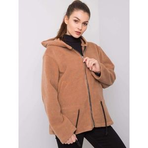 Beige coat with a hood vyobraziť