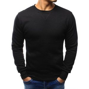 Black men's sweatshirt without hood BX4835 vyobraziť