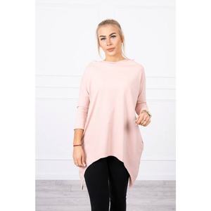 Sweatshirt with a print of wings dark powdered pink vyobraziť