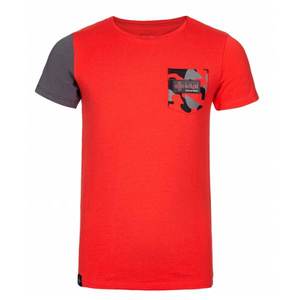 Boys' cotton t-shirt Vivan-jb red - Kilpi vyobraziť