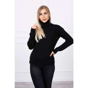 Sweater with a turtleneck black vyobraziť