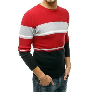 Red men's sweater WX1683 vyobraziť