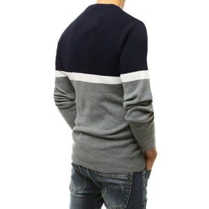 Men's navy blue sweater WX1688 vyobraziť