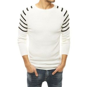 Men's pullover sweater ecru WX1638 vyobraziť